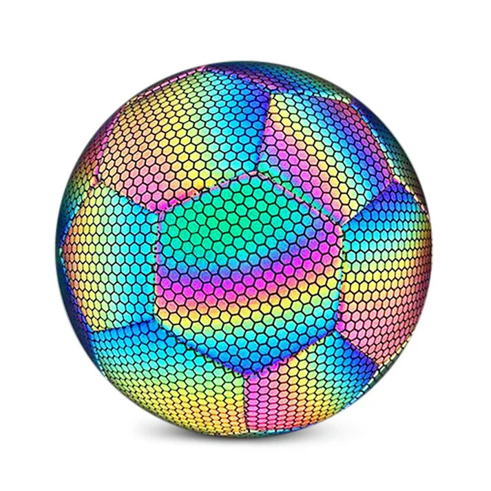 Pallone da Calcio Coppa del Mondo Pallone Riflettente Glow Allenamento Notturno
