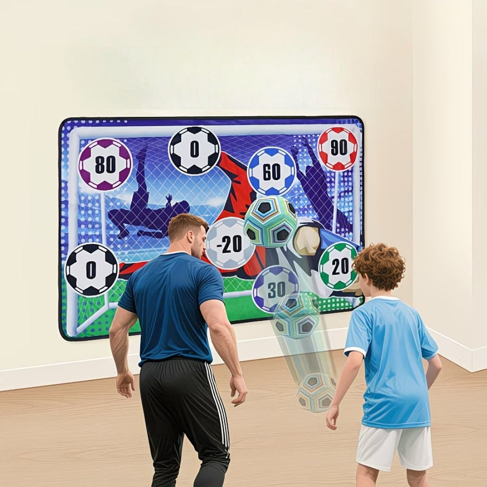 Soccer Goal World Cup Kids Sticky Ball Shooting Goal Playset
