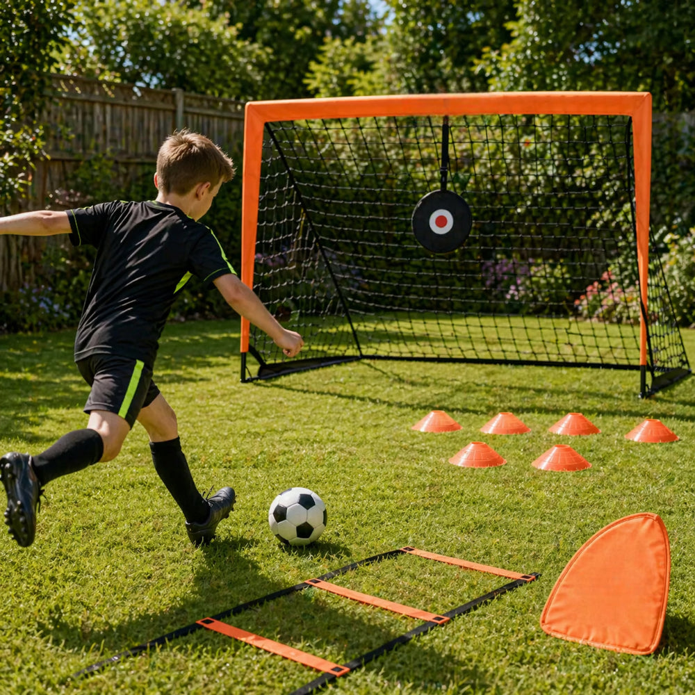 Voetbaldoel WK Trainingsdoel Schietdoek Doelwand Set