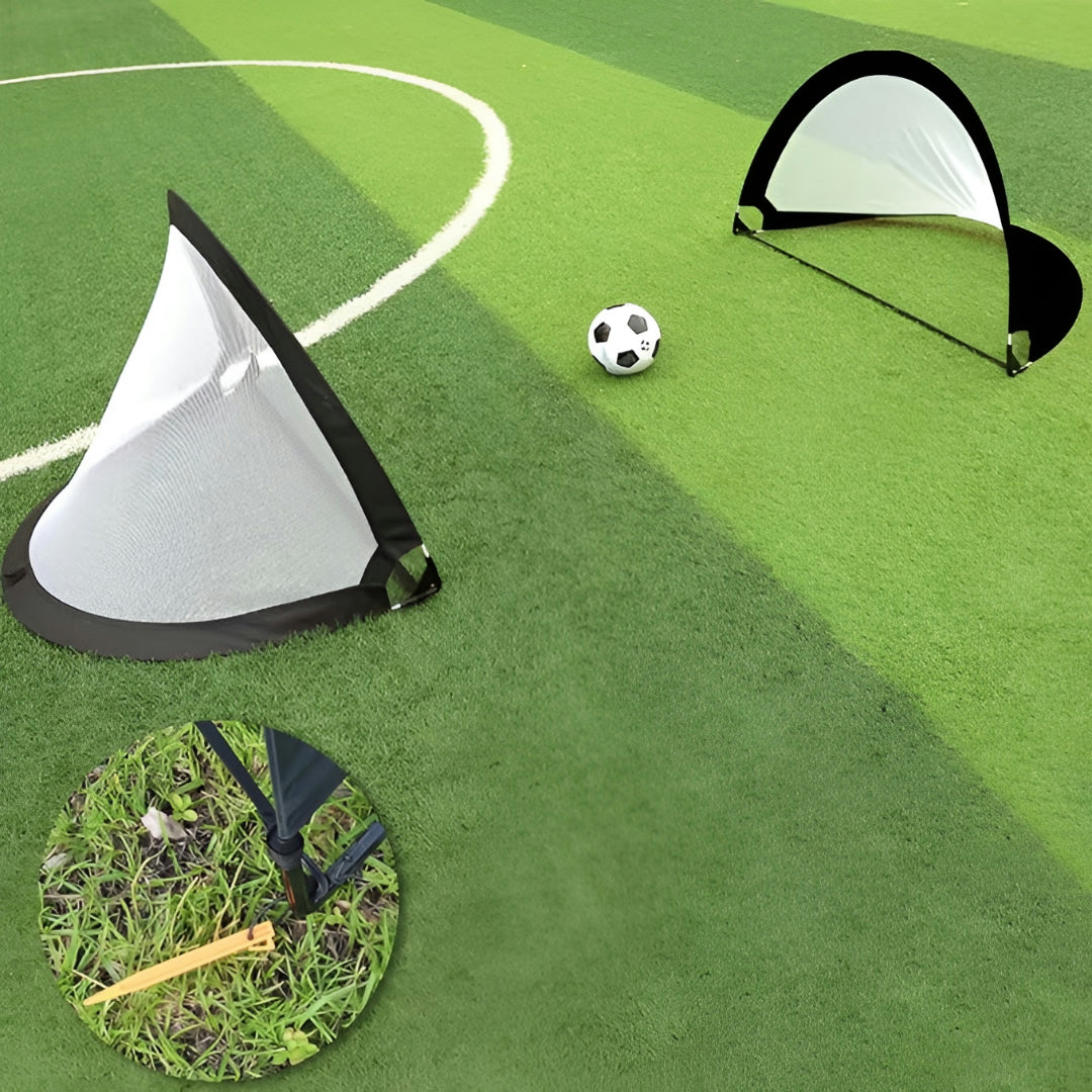 Rete da calcio WK Pop Up Porta da allenamento portatile Set