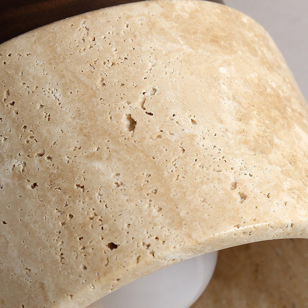 Industriale Moderna Lampada da Parete in Pietra Beige