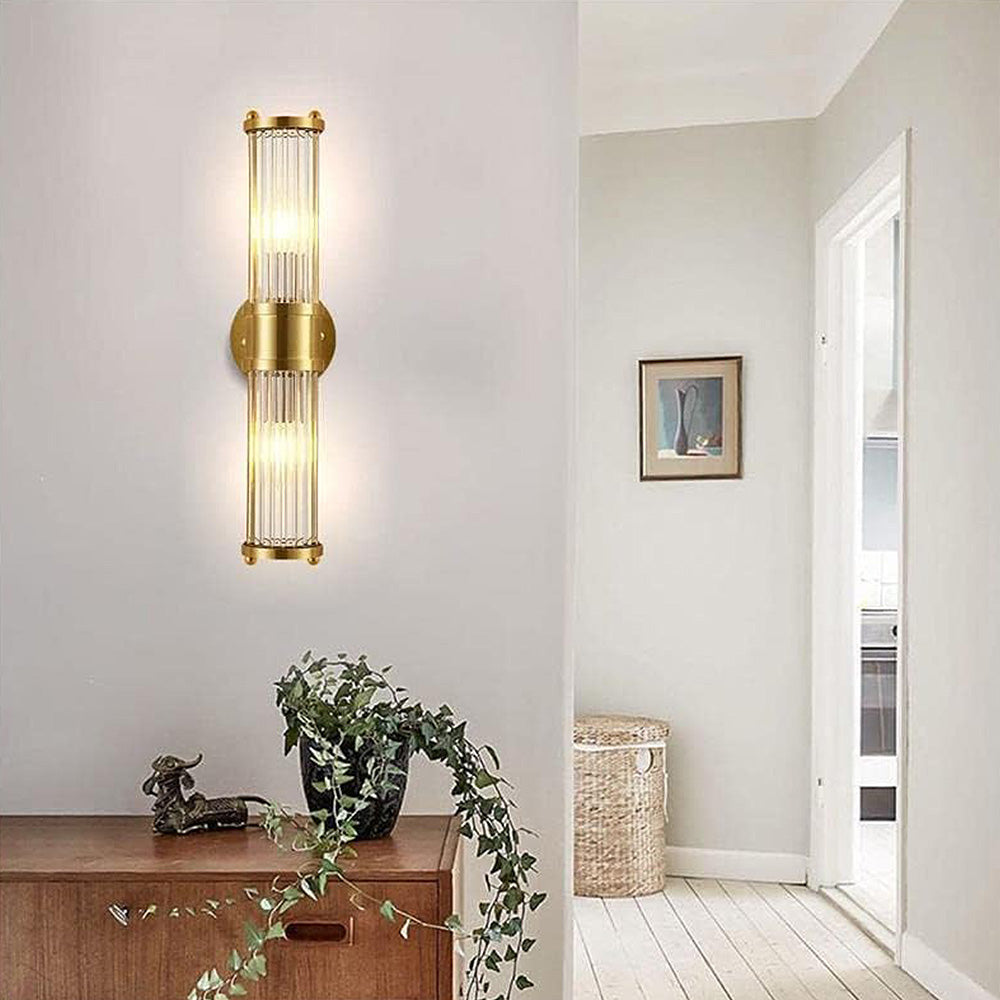 Lampade da parete per bagno di lusso classiche in oro