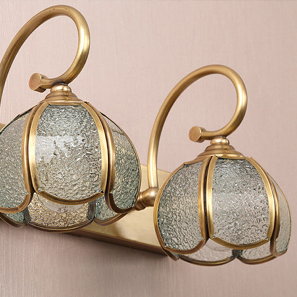 Lampada da parete da bagno classica a più teste
