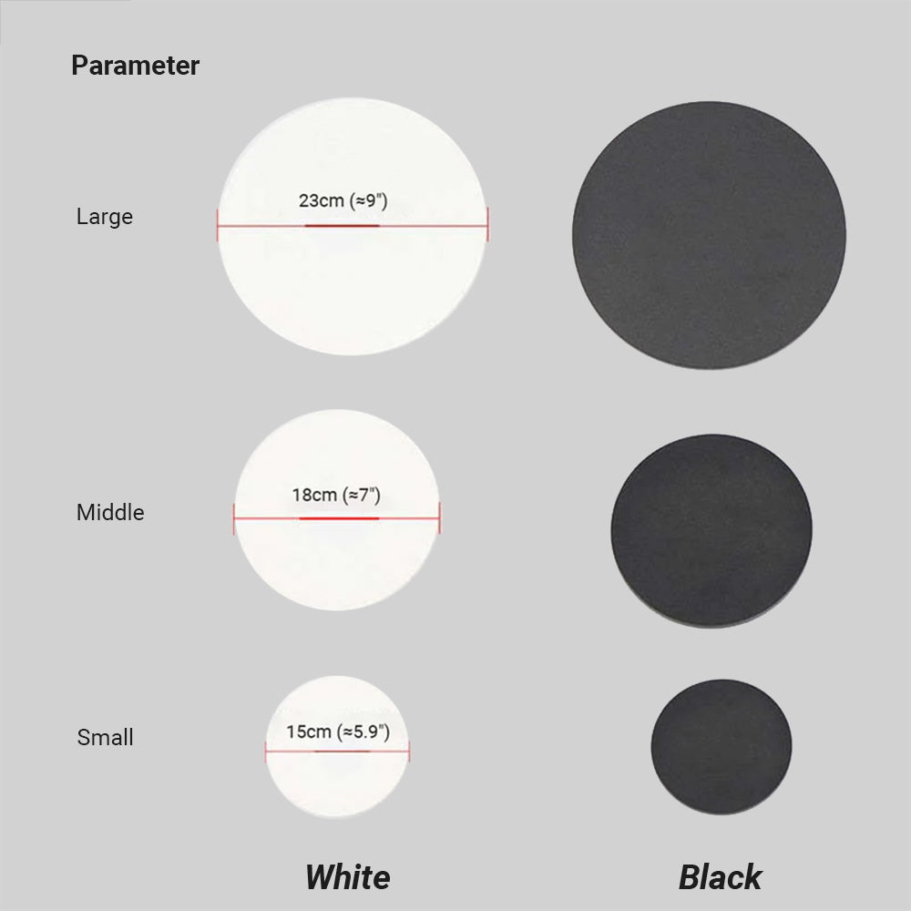 LunaGlow - Lámparas de pared LED minimalistas de metal negro para jardín y pasillo
