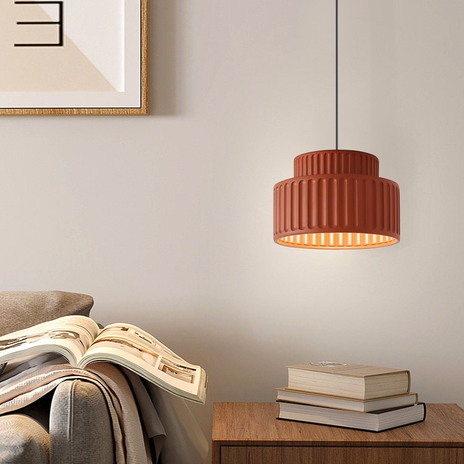 Bauhaus Semplice Moderna Lampada a Sospensione in Resina