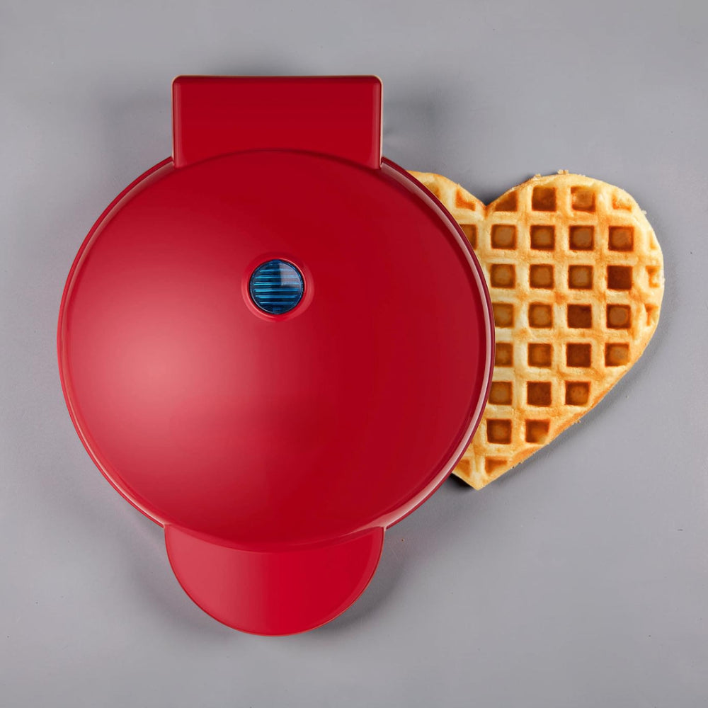 Wafelijzer Mini Wafelmaker Hartvorm Compact Elektrisch