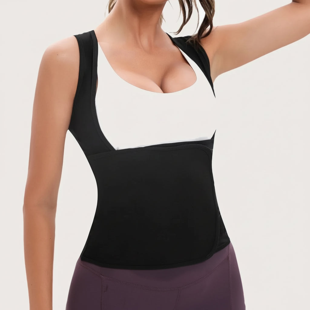 Corsetto Snellente Zweetvest Donna Sostegno Addominale