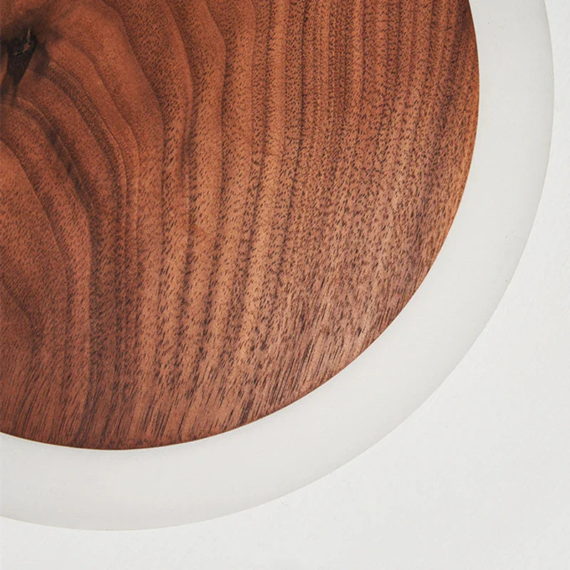 PureWalnut - Walnut Aura Wall Lamp | Natural Elegance