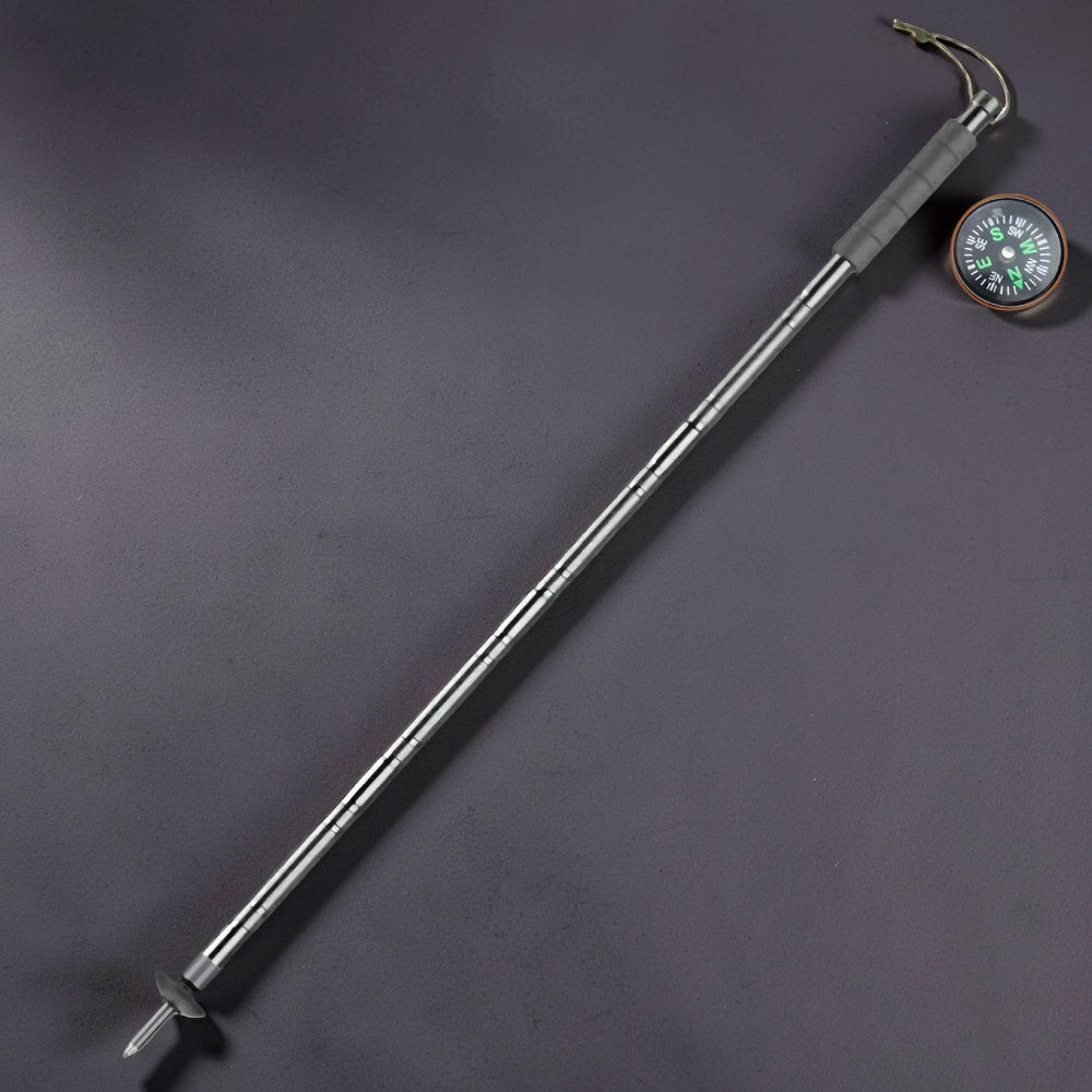 Walking Stick Trekking Pole Hiking Multifunctional Foldable Outdoor
