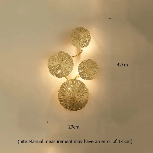 GoldenLuxe - Wall Candle Holder with Classic Elegance