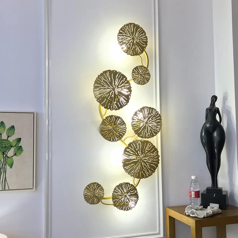 GoldenLuxe - Candelabro da parete con eleganza classica