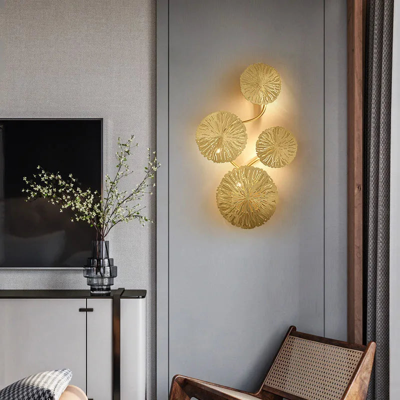 GoldenLuxe - Candelabro da parete con eleganza classica