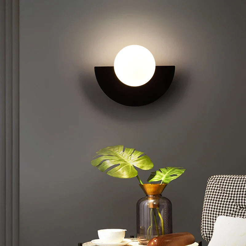 NordicFrost - Candeeiro de parede LED escandinavo