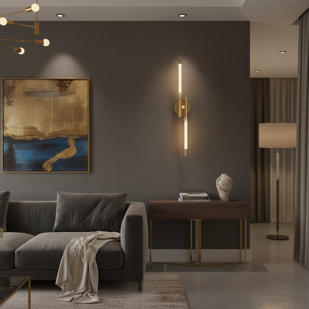 LED Wall Lamp Modern Living Room Bedroom Adjustable Light Colors