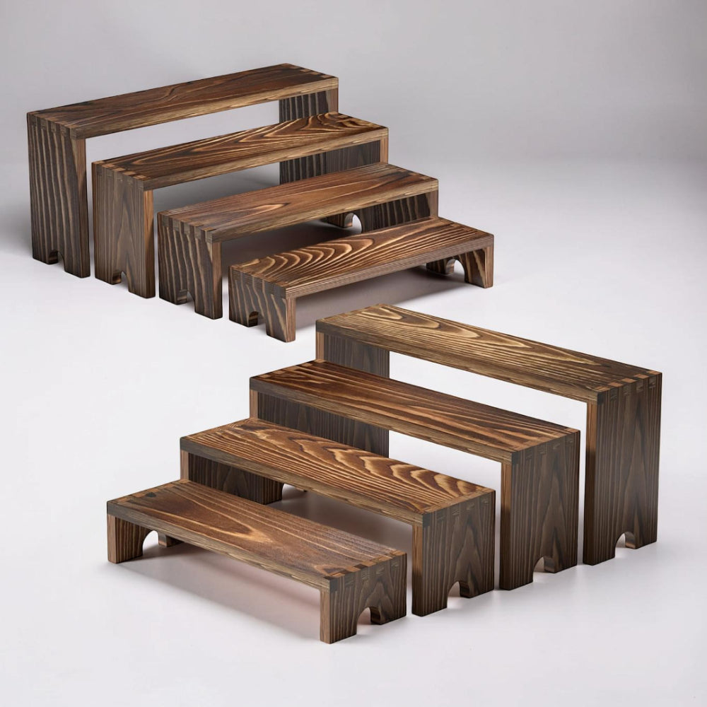 Wall Shelf Display Stand 4 Tier Table Organizer