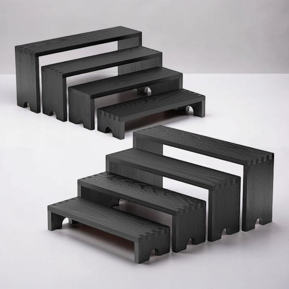 Wandplank Displayplank Houten 4 Laags Presentatiestandaard