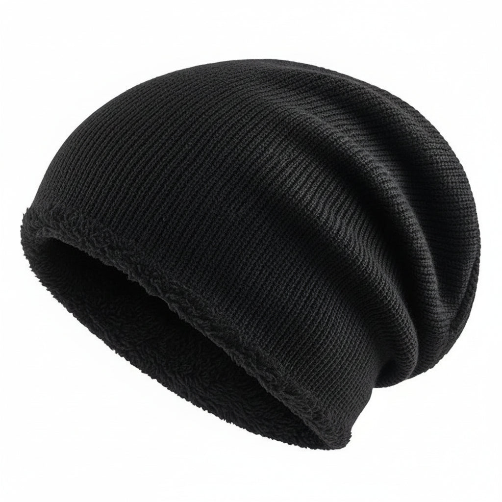 Warm Winter Beanie Fleece Lined Stylish Hat 6