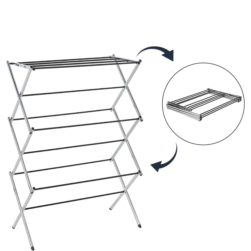 Clothes Drying Rack Foldable Freestanding Laundry Drying Stand