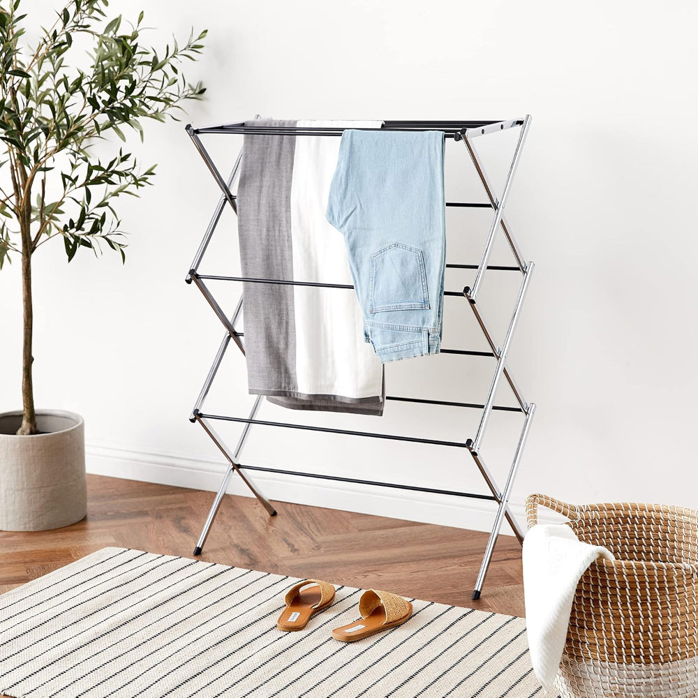 Clothes Drying Rack Foldable Freestanding Laundry Drying Stand
