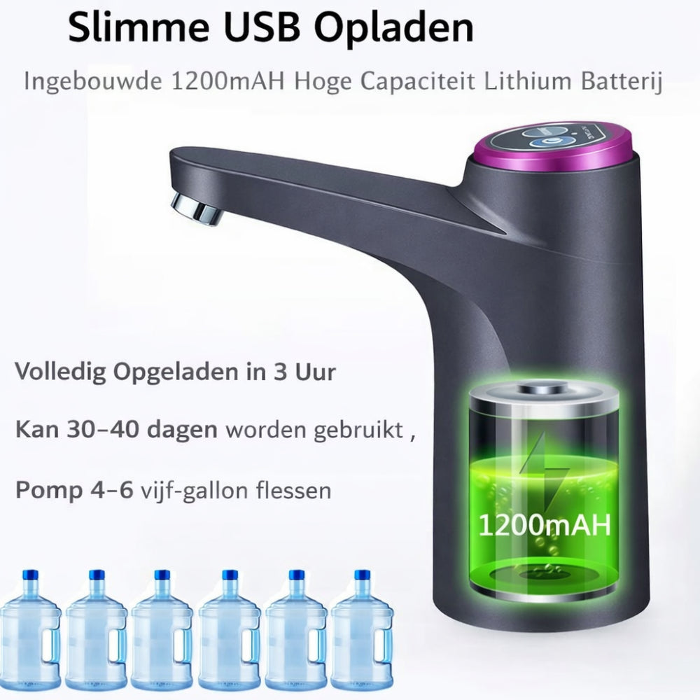 Water Dispenser Automatic USB Rechargeable Bottle Pump