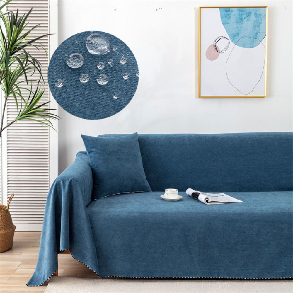 Waterproof Sofa Blanket Cover Thick Corduroy Durable Furniture Protector 0