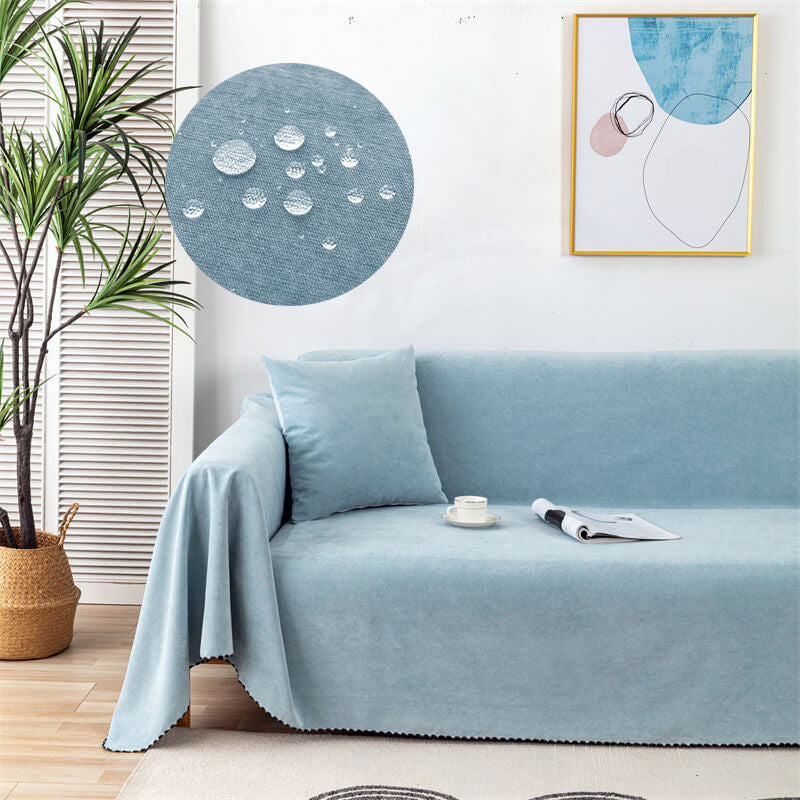 Waterproof Sofa Blanket Cover Thick Corduroy Durable Furniture Protector 10