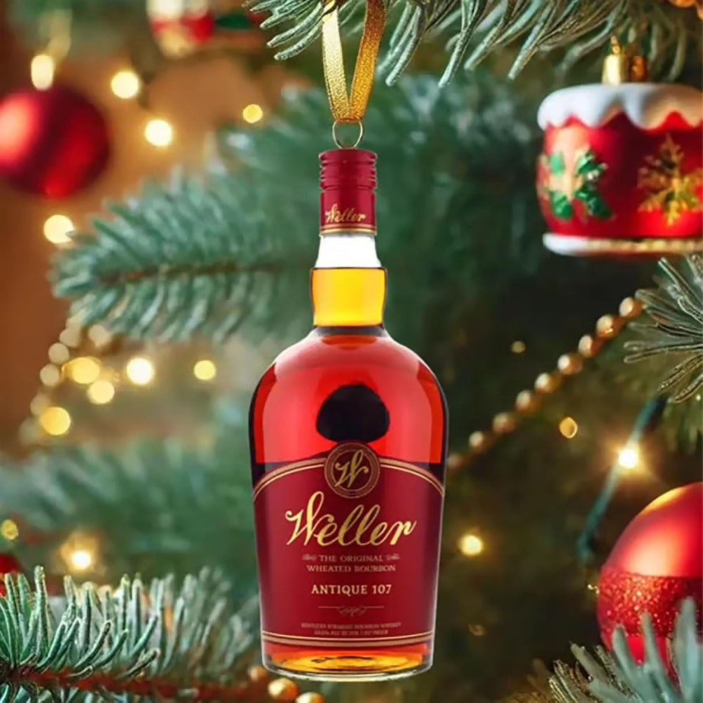 Whiskey Advent Calendar Countdown Set 24 Mini Bottle Ornaments 2