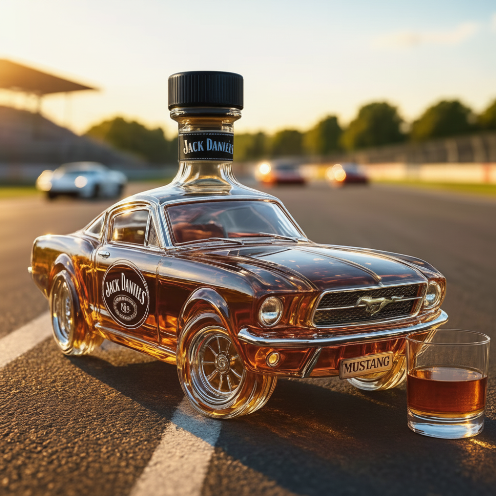 Decanter Whisky Vetro Forma Auto Decorativo