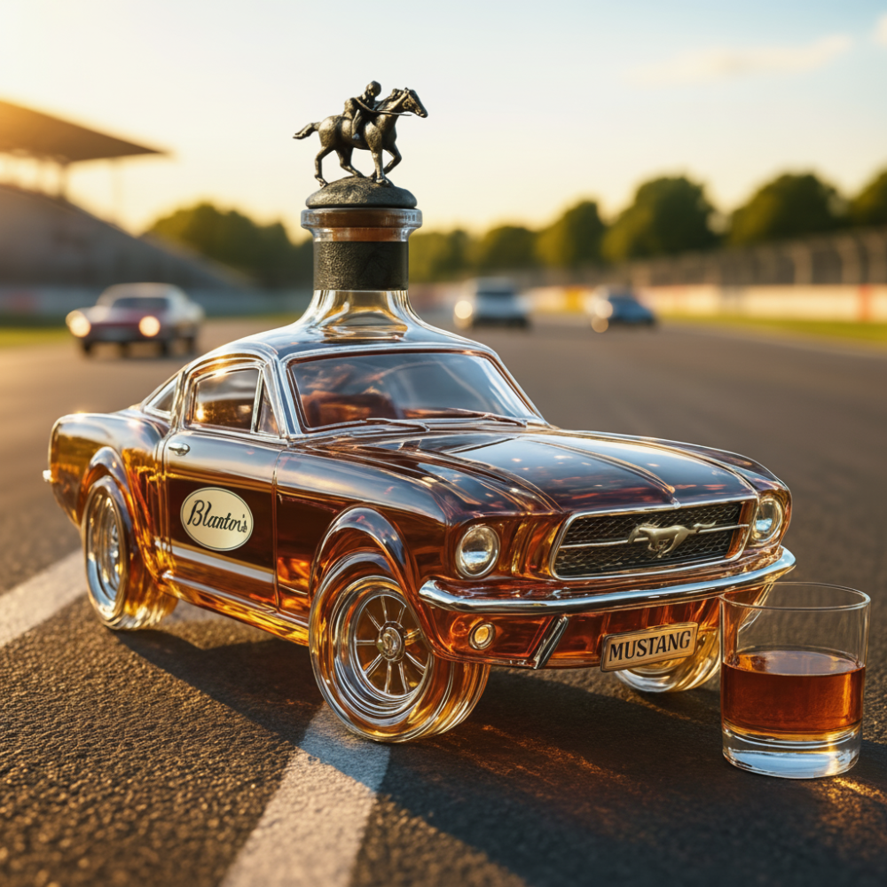 Decanter Whisky Vetro Forma Auto Decorativo