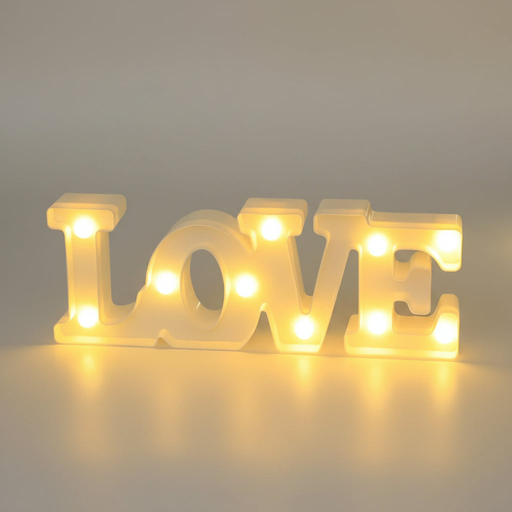 LED Love Lighting Atmospheric Decoration Battery Powered