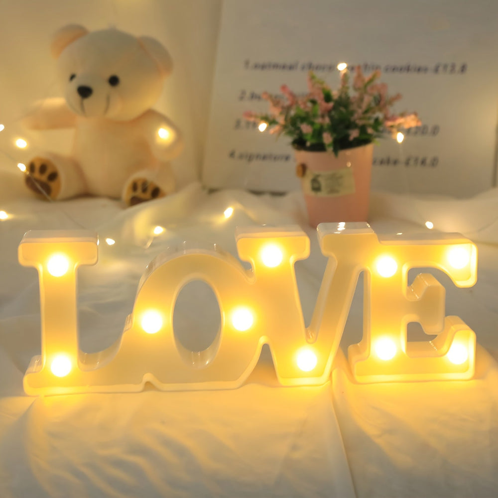 LED Love Lighting Atmospheric Decoration Battery Powered