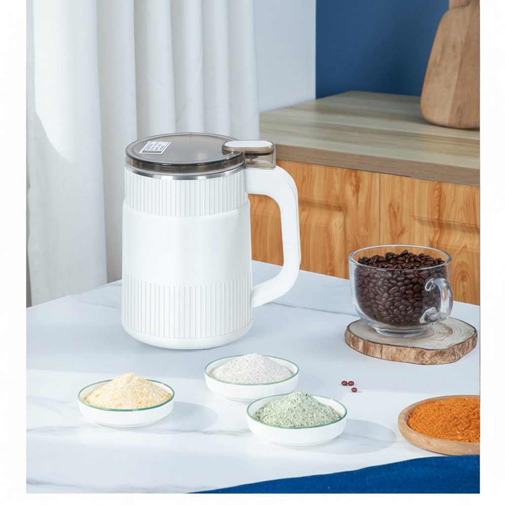 Electric Coffee Grinder Stainless Steel Compact Herb Spice Grinder