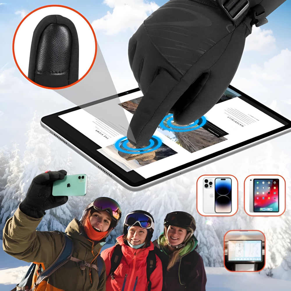 Guanti Invernali Guanti Riscaldati Touchscreen Impermeabili