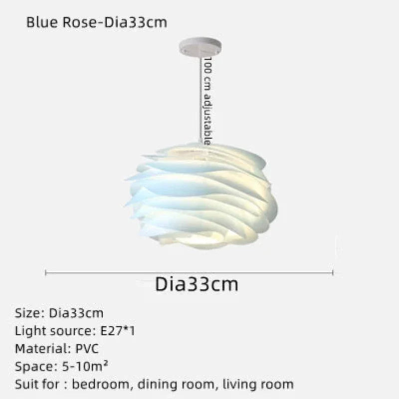 GlasBloem - Lampada a soffitto Rosario