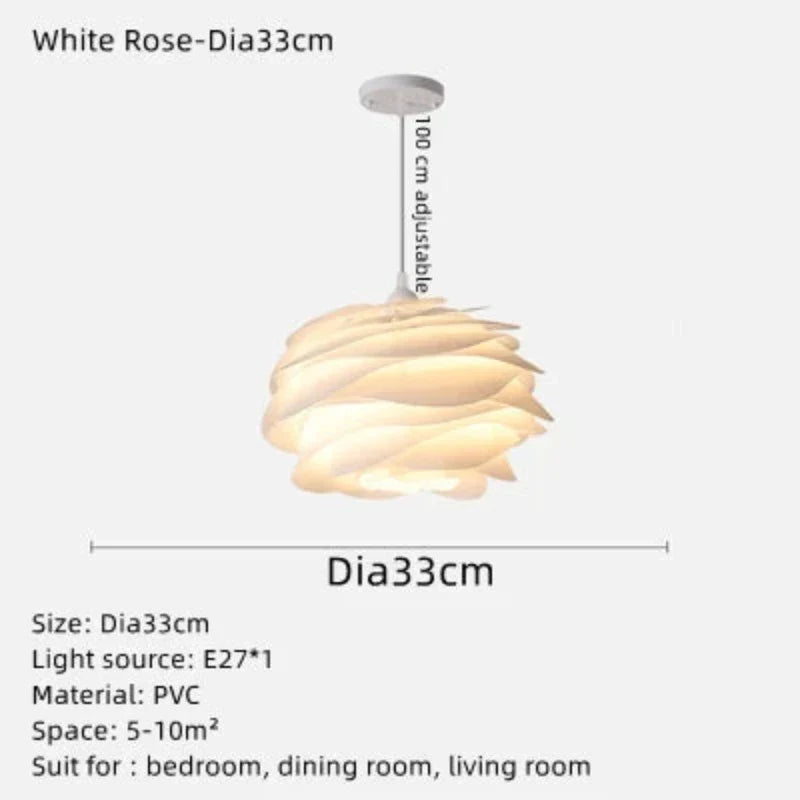 GlasBloem - Lampada a soffitto Rosario