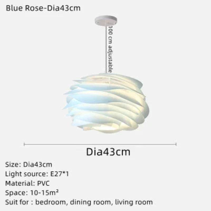 GlasBloem - Lampada a soffitto Rosario