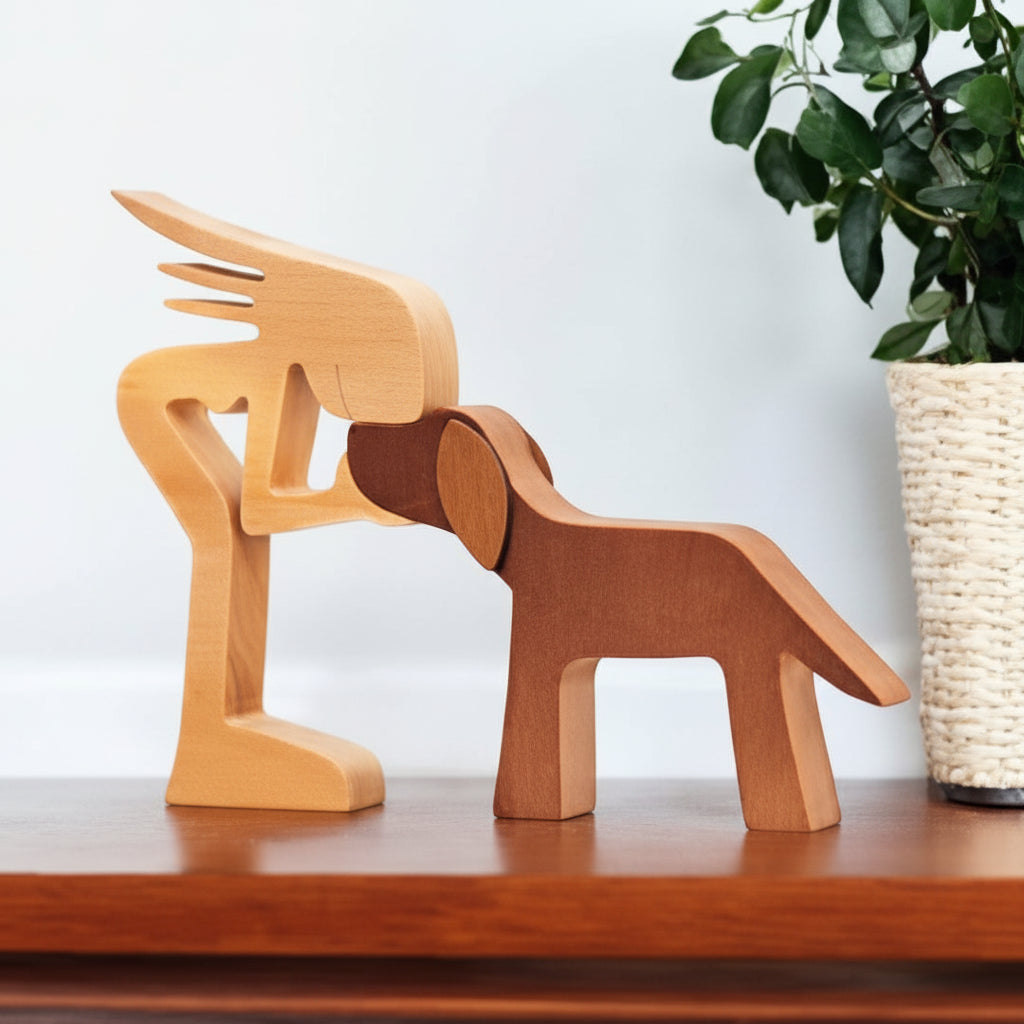 Wooden Animal Figurine Handmade Personalized Gift