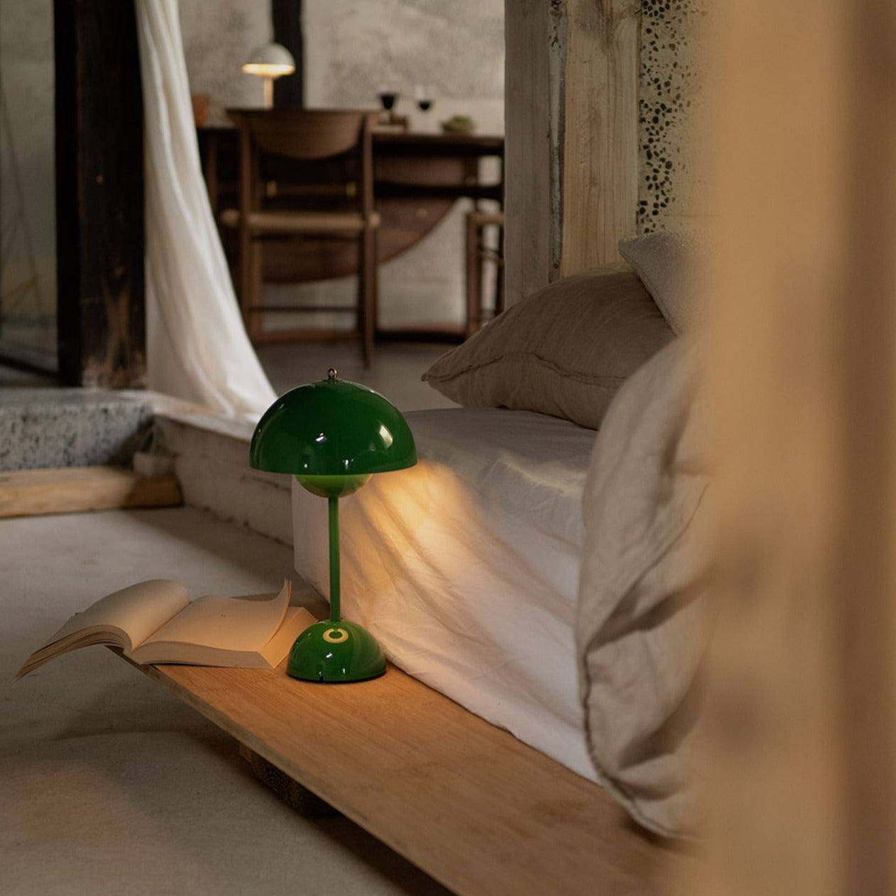 SolarFlare - candeeiro de mesa LED para um interior acolhedor