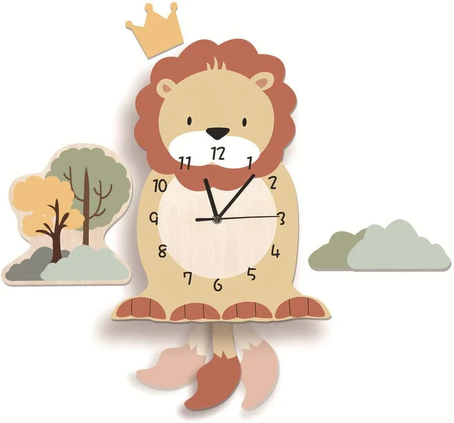 Orologio a pendolo per bambini con design di animali