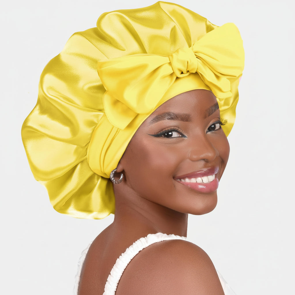 Hair Bonnet Adjustable Band Protection Style