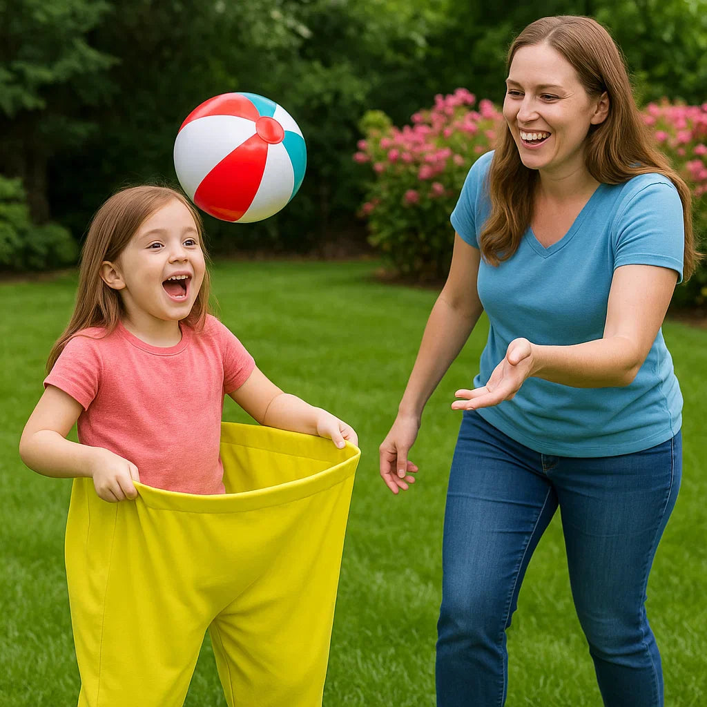 Giochi per Famiglie Pantaloni da Clown Cattura Palline Divertimento per Bambini e Adulti