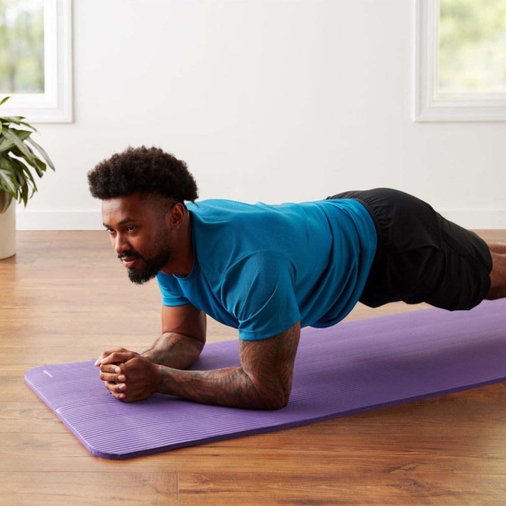 Yoga Mat Fitness Non Slip Extra Thick NBR Yoga Training