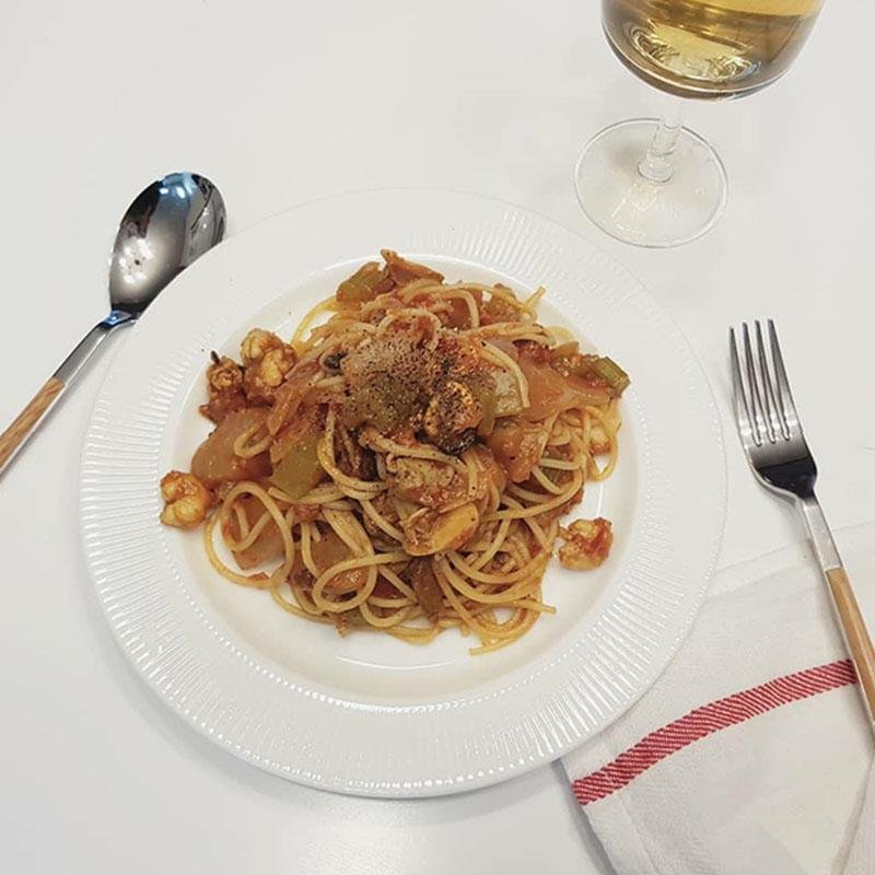Set di Posate in Acciaio Inossidabile a 3 Pezzi con Manico in Legno