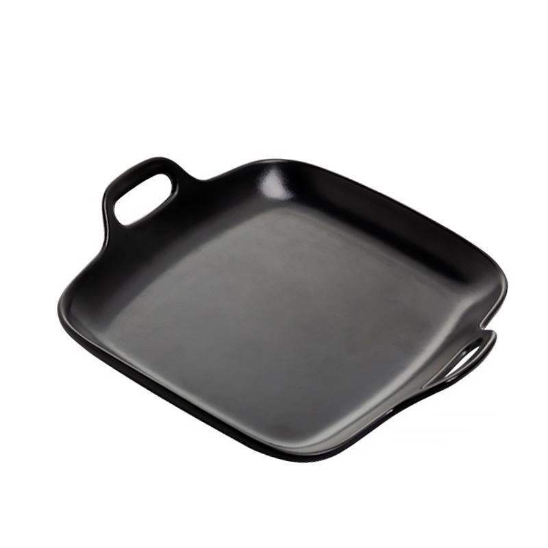 Conjunto de Tabuleiros para Refeições em Melamina Estilo Campestre com Pega