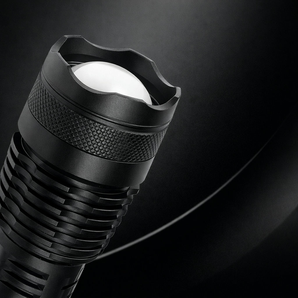 Rechargeable LED Flashlight Powerful Zoom Waterproof Outdoor