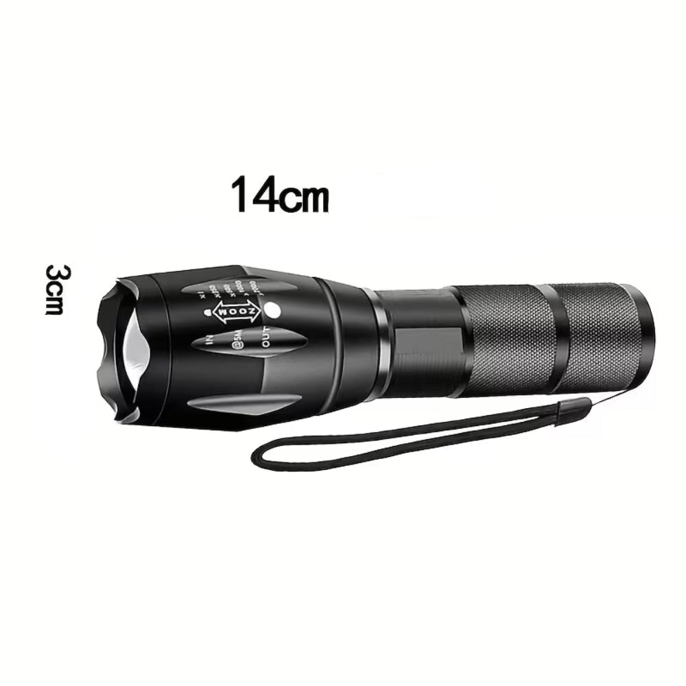 Flashlight Walking LED Adjustable Powerful Hiking Emergency Light