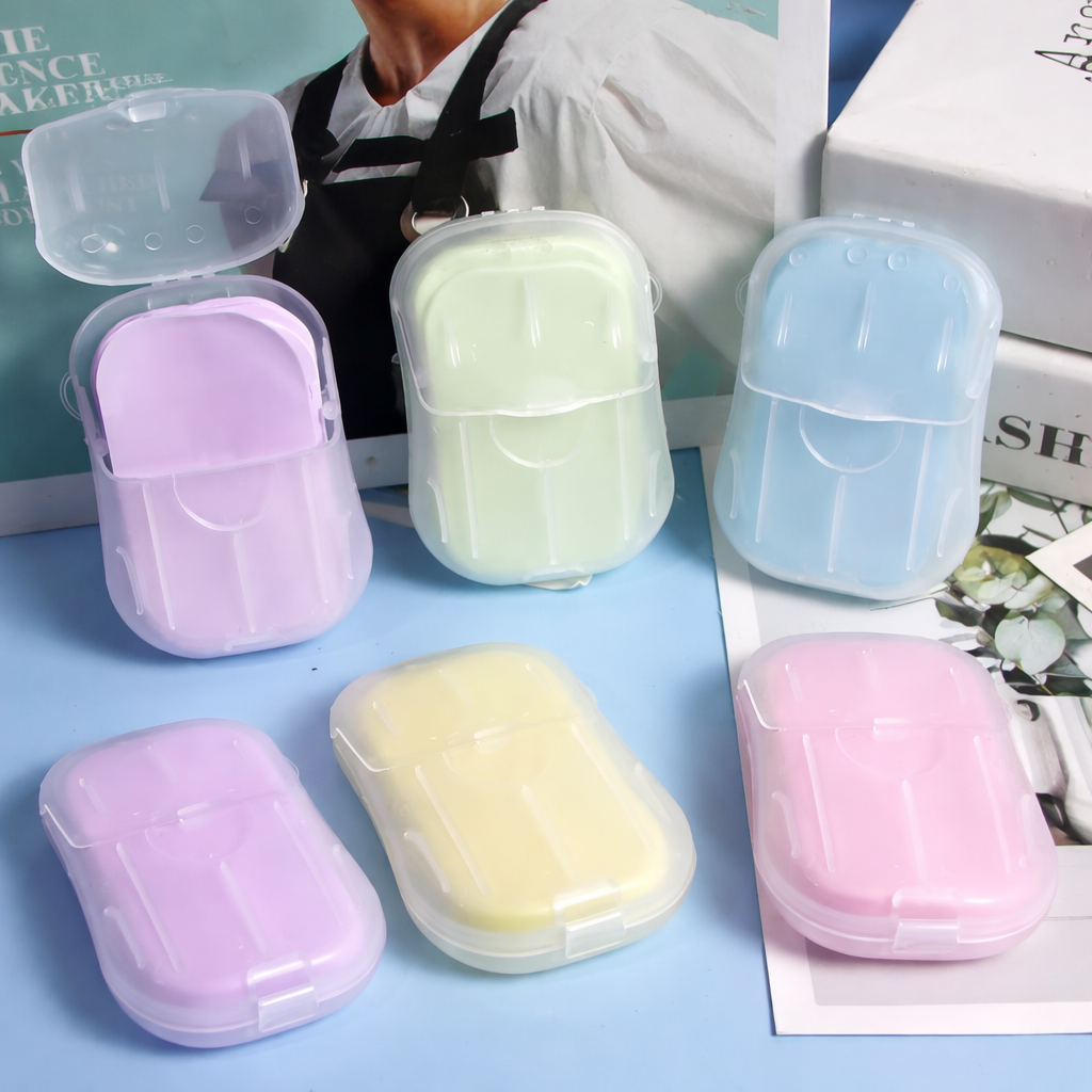 Soap Sheets Walking Travel Hand Cleaning Compact Portable