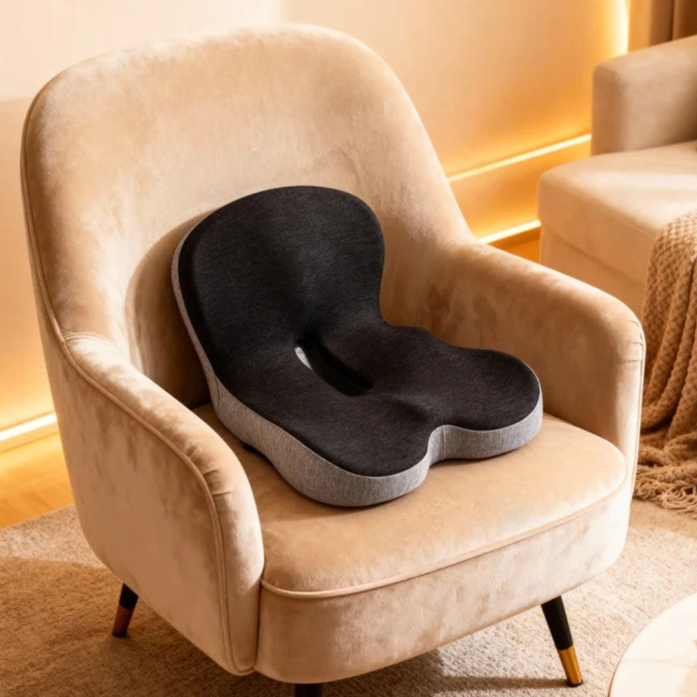 Cuscino Seduta Schienale Memory Foam Ufficio Auto
