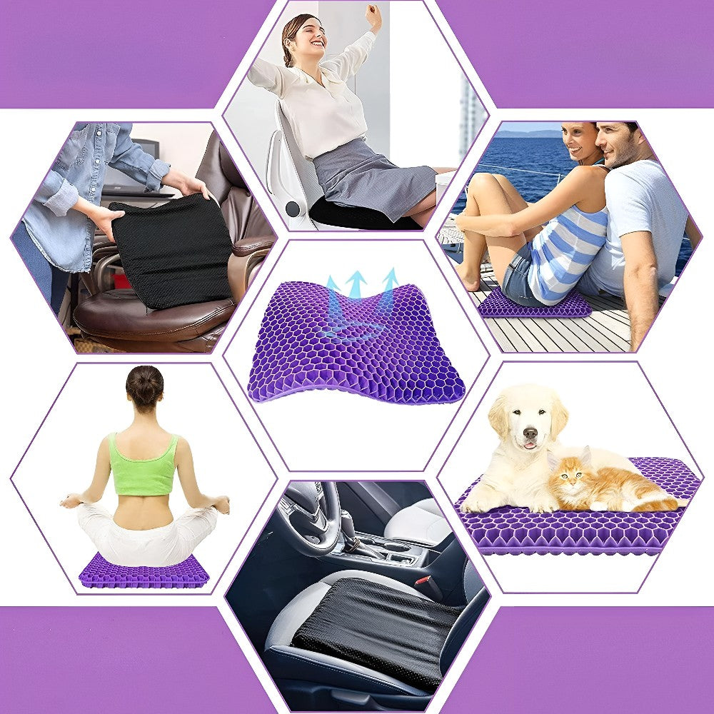 Cuscino Sedia Gel Ergonomico Ufficio Antiscivolo