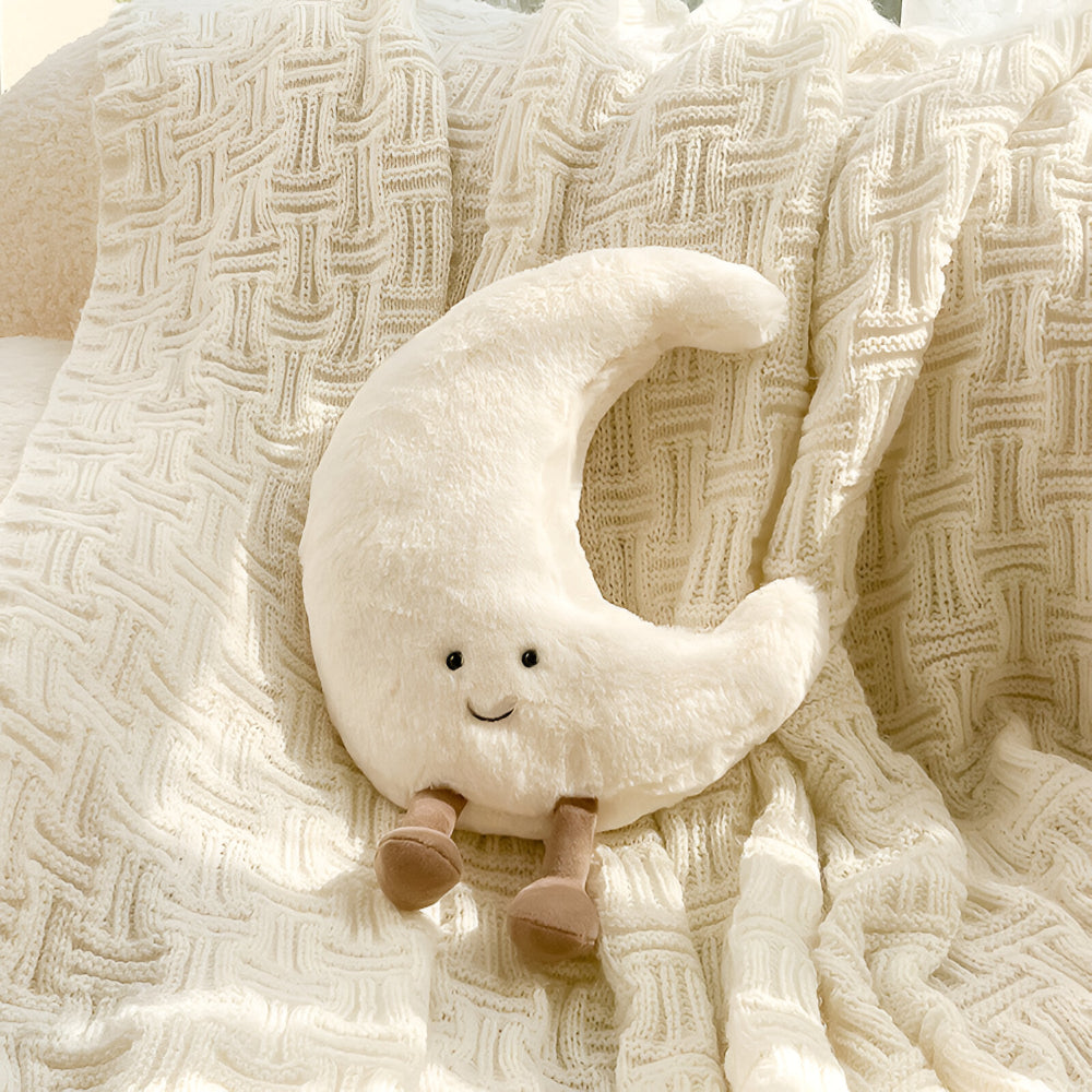 Zon Maan Kussen Pluche Decoratief Kinderkamer Sierkussen
